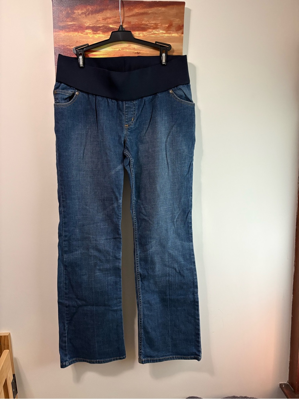 Liz Lange maternity jeans for target 6 straight leg